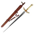 Espada Rapieira Rogier Elden Ring Aço Cromado Tamanho Real