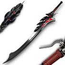 Espada Red Queen Nero Devil May Cry em Aço Com Suporte