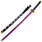 Espada Roronoa Zoro Katana Shusui De Bambu Com LED Cosplay One Piece Decoração