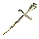 Espada Serpente Dourada Proteção 18 cm em Metal