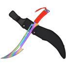 Espada Snake Eye Tactical 60 cm Lâmina Arco-Íris com Bainha de Nylon Espada Snake Eye Tactical 60 cm Lâmina Arco-Íris com Bainha de Nylon