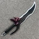 Espada Sung Jin-Woo Solo Leveling LED 58cm Cosplay Cor:Preto