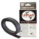 Espaguete termo retratil 8.0 mm preto - 1 metro - leiplast