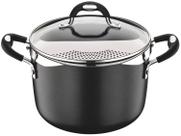 Espagueteira 22 cm 5,4 L Mônaco Induction em Alumínio Preto Tramontina