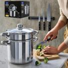 Espagueteira Brinox Inox Fundo Triplo Indução Savoy 5L Com Escorredor