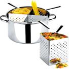 Espagueteira Panela Aço Inox Divisão Savoy Brinox Indução
