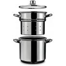 Espagueteira Savoy - Brinox Caldeirão Ø20 x 17cm 5L X COZI 20 x 16,8cm 4,8L - Brinox