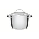 Espagueteira Tramontina Allegra Aço Inox Com Fundo Triplo 22 Cm 5,5 L