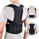 Espaldeira Para Coluna E Ombros Com Dupla Placa De Apoio E Cinto Abdominal Reforçado Ajustável
