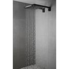 Espalhador Chuveiro Ducha Quadrado Preto Brilhante ABS Espalhador Chuveiro Ducha Quadrado Preto Brilhante ABS