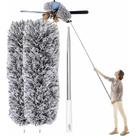Espanador 280 Centímetros Ajustável Telescópica Dobra Duster Telhado Teia Teto Cama Mesa Escova De Limpeza De Poeira