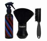 Espanador Bolinha + Escova Disfarce + Borrifador Barbearia