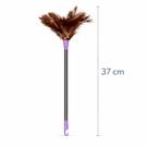 Espanador de Pó de Pena de Avestruz Importada Para Limpeza Shangrila Modelo Nomo N20 37cm Penas Naturais E Cabo Plástico Resistente Espanador de Pó de Pena de Avestruz Importada Para Limpeza Shangrila Modelo Nomo N20 37cm Penas Naturais E Cabo Plástico Resistente