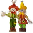 Espantalho Decorativo Junino Caipira Girassol - 42cm