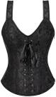 Espartilho ADELCE Renaissance Overbust Shaper com cadarço preto M
