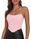 Espartilho Amy Babe Vintage Mesh Overbust para mulheres