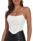 Espartilho Amy Babe Vintage Mesh Overbust para mulheres