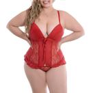 Espartilho Plus Size com calcinha Damor