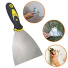 Espátula 10 Cm para Gesseiro Pintor Massa Corrida Obra Cabo Emborrachado Multiuso Drywall Artesanato Sela Trinca