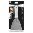 Espátula Aço Inox Lanche Curva Chapeiro E Cozinha Resistente N5