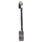 Espátula com Colher Chapa de Aço Inox 15cm - Metalic 063-2