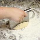 Espátula Cortador Inox Massas Pizza Pão Salgado Padaria Confeitaria Utensílio Fatiar Raspar Medir