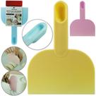Espatula culinaria para corte e raspagem de plastico com cabo colher medidora confeiteiro Espatula culinaria para corte e raspagem de plastico com cabo colher medidora confeiteiro