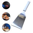 Espátula Curva Inox Profissional Chapeiro Cozinha Lanche
