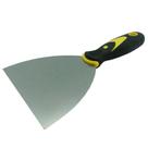 Espátula De Aço Lisa Com Cabo Emborrachado 5" 0,7mm Espátula De Aço Lisa Com Cabo Emborrachado 5" 0,7mm