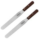 Espátula de bolo Webake Straight Icing Set 2, aço inoxidável de 35 cm