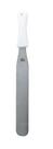 Espátula de confeiteiro aço Inox Cabo Plástico branco 44Cm UD623