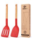 Espátula de cozinha Bundlepro de silicone resistente ao calor, conjunto de 2