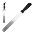 Espátula de Cozinha Confeiteiro de Inox Cabo Plástico 33 cm