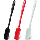 Espátula de frasco de silicone Patelai de alça longa resistente ao calor