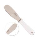 Espatula de inox com cabo branco uso culinário Espatula de inox com cabo branco uso culinário