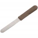 Espatula de metal para gesso com cabo de plastico