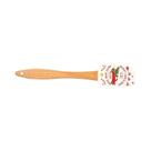Espátula De Silicone Com Cabo De Madeira Para Cozinha, Ferramenta Para Confeitaria, Fondant, Bolo,
