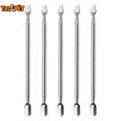 Espátula Dupla Empurrador Inox Profissional Manicure e Pedicure - Com 5 Espátula Dupla Empurrador Inox Profissional Manicure e Pedicure - Com 5