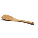 Espátula FAAY de madeira de teca 29,21 cm, mão esquerda, versátil para utensílios de cozinha Espátula FAAY de madeira de teca 29,21 cm, mão esquerda, versátil para utensílios de cozinha