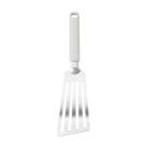 Espátula Flexível Perfurada 32cm KitchenAid Inox Braca Utensílio Cozinha para Virar Carne Hambúrguer Peixe Antiaderente Resistente