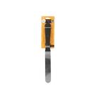 Espatula inox curva 20cm yazi