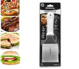 Espátula Inox Curva 3 Cozinha Chapa Lanche Chapeiro Massa