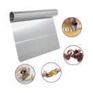 Espátula Inox Prática Raspador para Massas Espátula Inox Prática Raspador para Massas