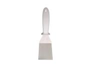 Espátula Longa Curva 8 de Inox Chapeiro Hambúrguer Pizza