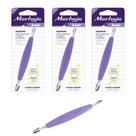 Espátula P/ Empurrar Raspar Cutícula 3u Merheje Basic Lilás Espátula P/ Empurrar Raspar Cutícula 3u Merheje Basic Lilás