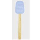Espátula Pão Duro Silicone Estampada Cabo de Madeira 28 Cm Resistente