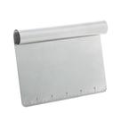 Espátula para Cortar e Raspar Alimentos de Aço Inox 15cm x 12cm x 2cm - Wolff