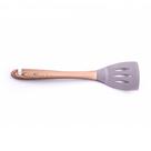 Espátula Para Fritura Vazada Cinza 35cm - Hercules