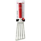 Espátula Perfurada Flexível 32cm de Aço Inox Vermelho KitchenAid Inoxidável com Alça KHA024OHEREG
