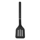 Espátula Perfurada KitchenAid 35cm Preta Nylon Virador Cozinha Antiaderente para Frituras Ovos Carnes Utensílio Culinário Resistente Profissional